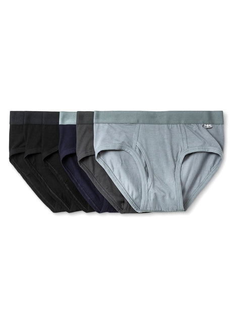 Image for Men's 6 Pcs Plain Briefs Set,Multi