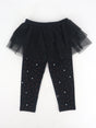 Image for Kids Girl's Printed Tutu Leggings,Black