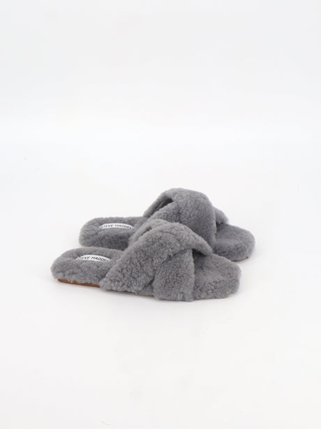 Image for Women's Shearling Slippers,Grey