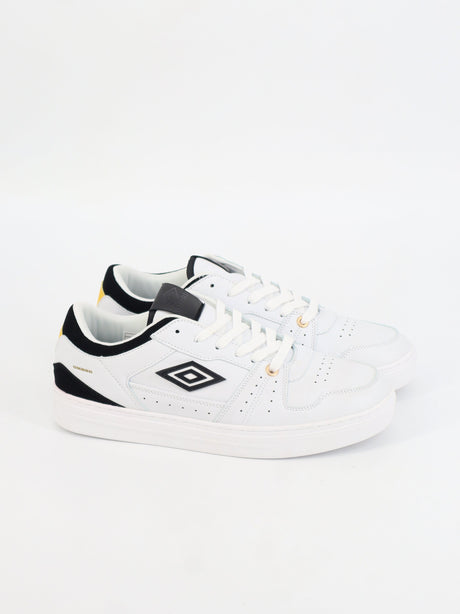 Image for Men's Brand Logo Embroidered Sneakers,White