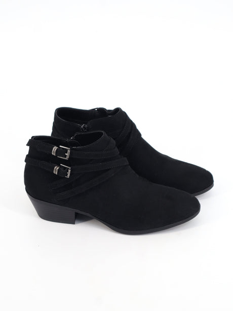 Image for Women's Plain Ankle Boots,Black