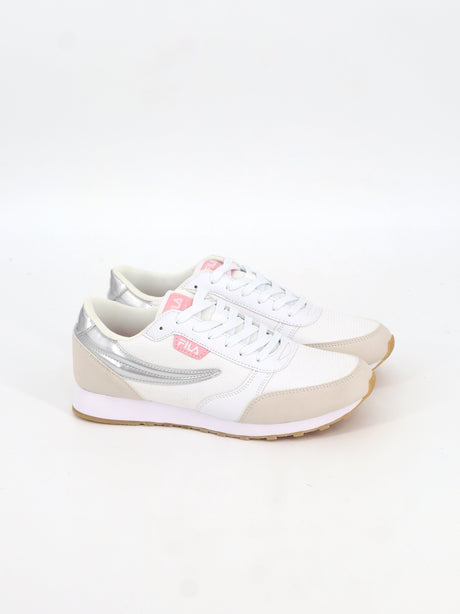 Image for Women's Textured Sneakers,White/Light Beige