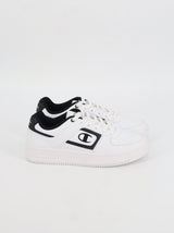 Image for Men's Brand Logo Embroidered Sneakers,White