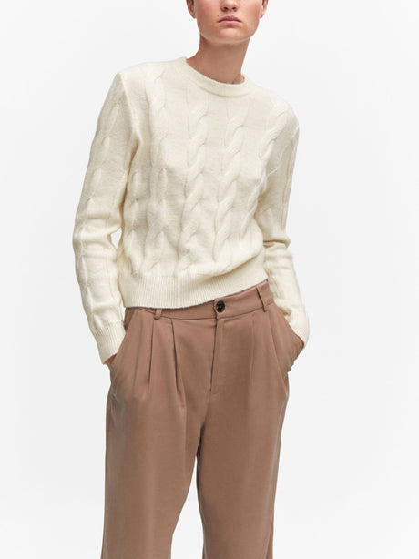 Image for Women's Textured Sweater,Cream