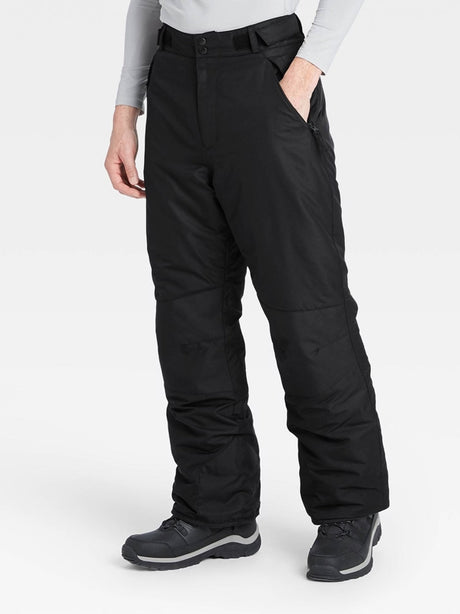 Image for Men's Plain Snow Pants,Black