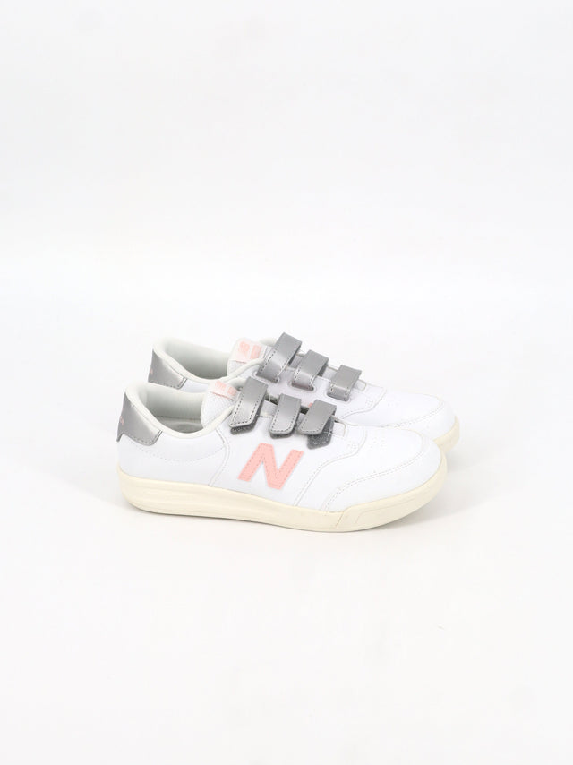 Image for Kids Girl's Brand Logo Patched Sneakers,White