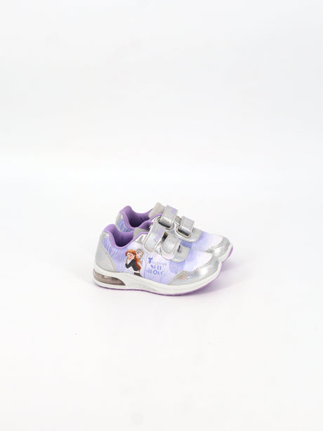 Image for Kids Girl's Graphic Printed Shoes,Silver/Light Purple