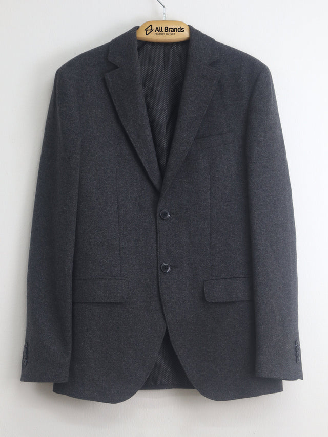 Image for Men's Textured Blazer,Dark Grey