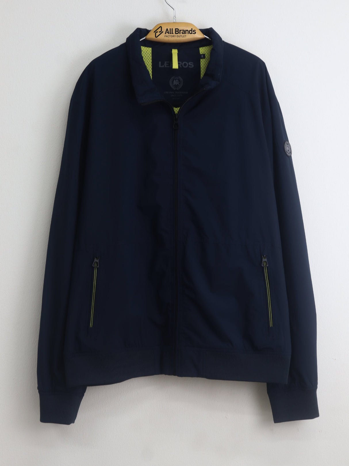 Image for Men's Plain Blouson Jacket,Navy