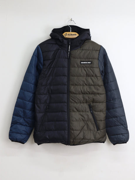 Image for Men's Colorblocked Puffer Jacket,Multi