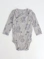 Image for Kids Boy's Graphic Printed Bodysuit,Light Grey