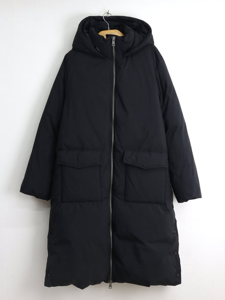 Image for Women's Plain Puffer Coat,Black