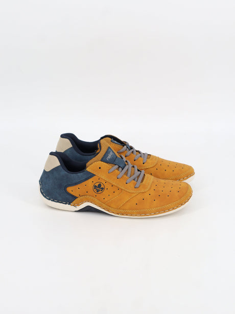 Image for Men's Textured Casual Shoes,Brown/Navy