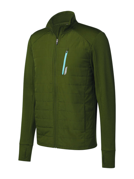 Image for Men's Thermal Hybrid Sport Jacket,Olive