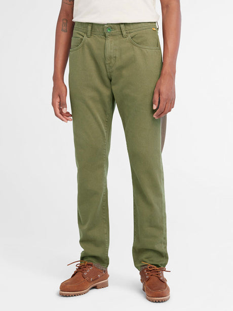 Image for Men's Plain Jeans,Olive