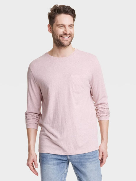 Image for Men's Plain Top,Light Pink