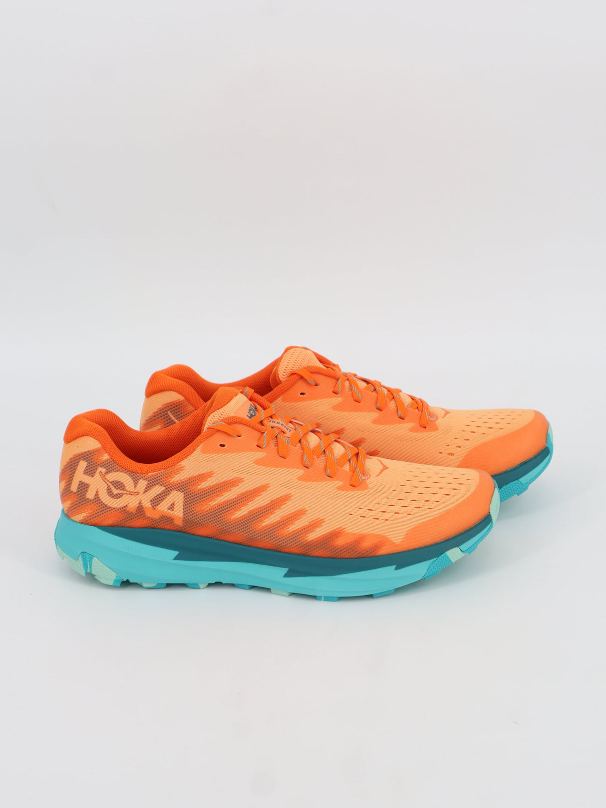 Image for Men's Printed Running Shoes,Orange/Blue