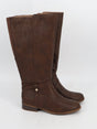 Image for Women's Plain Leather Boots,Brown