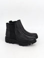 Image for Women's Leather Ankle Boots,Black