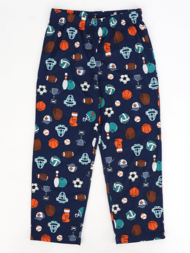 Image for Kids Boy's Graphic Printed Sleepwear Pants,Navy