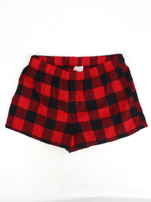 Image for Women's Plaid Sleepwear Short,Red