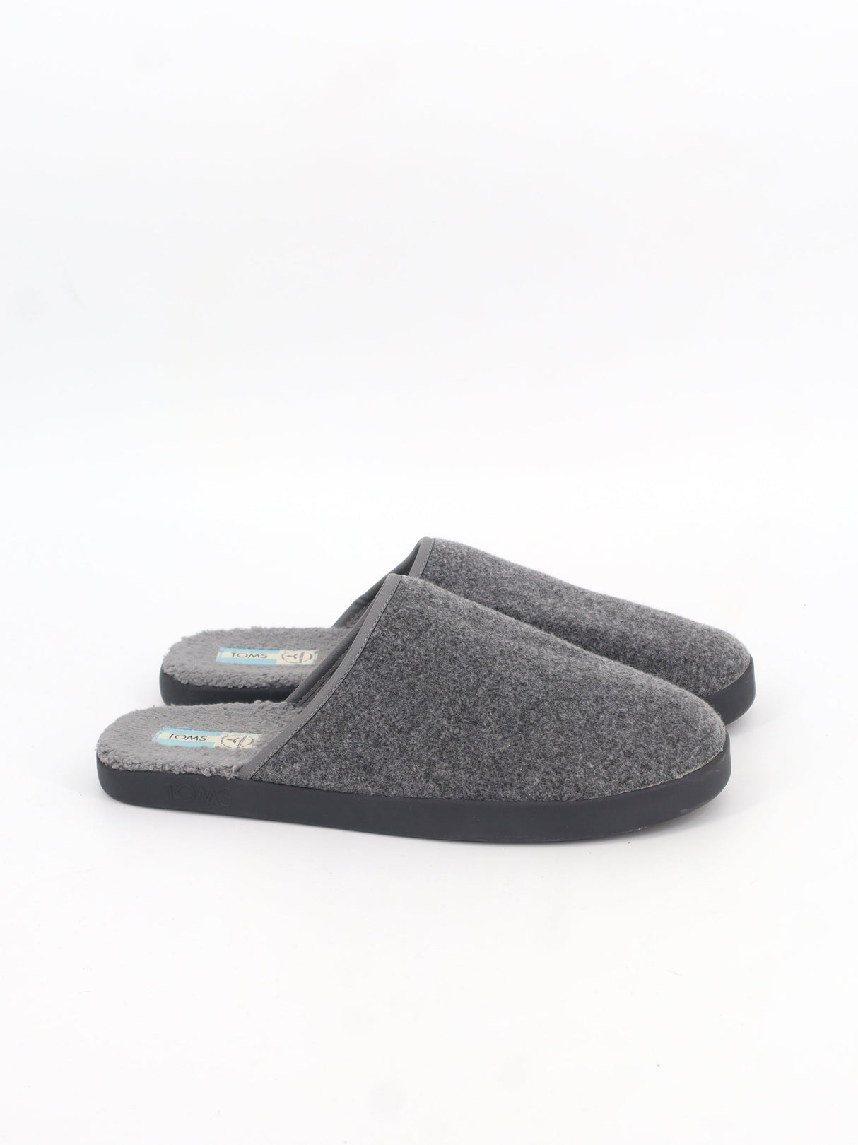 Image for Men's Plain Slippers,Grey