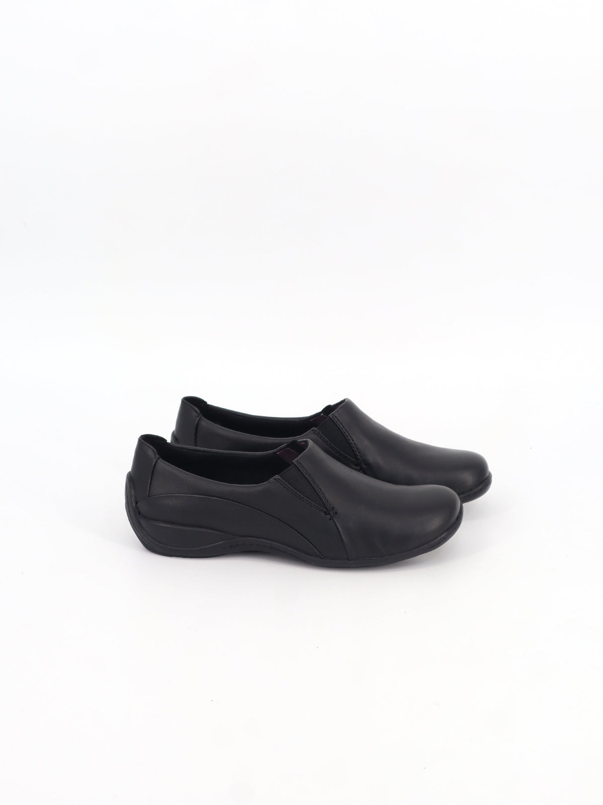 Image for Women's Plain Leather Shoes,Black