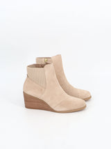 Image for Women's Plain Suede Leather Ankle Boots,Light Beige