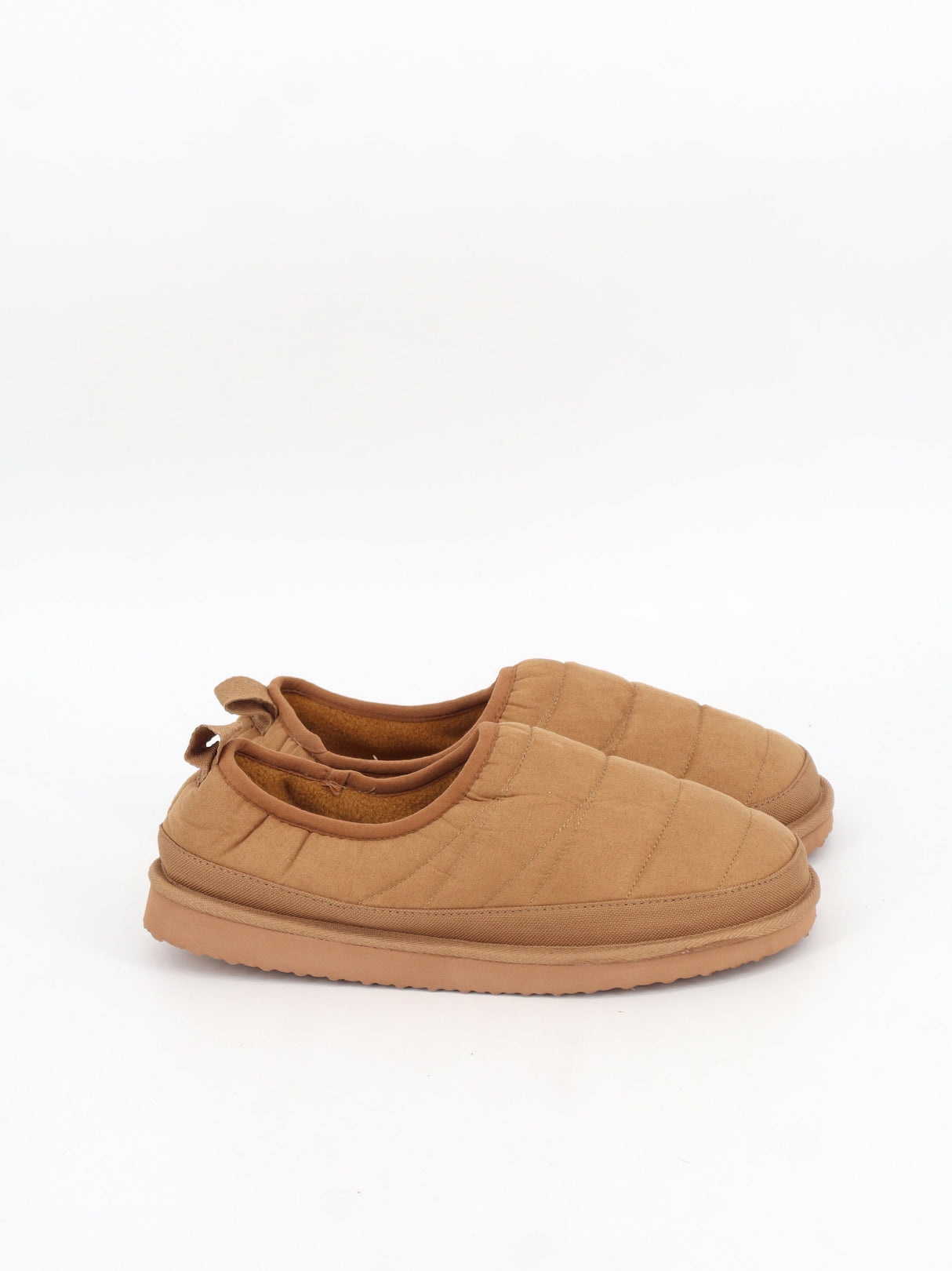 Image for Men's Quilted Slippers,Beige