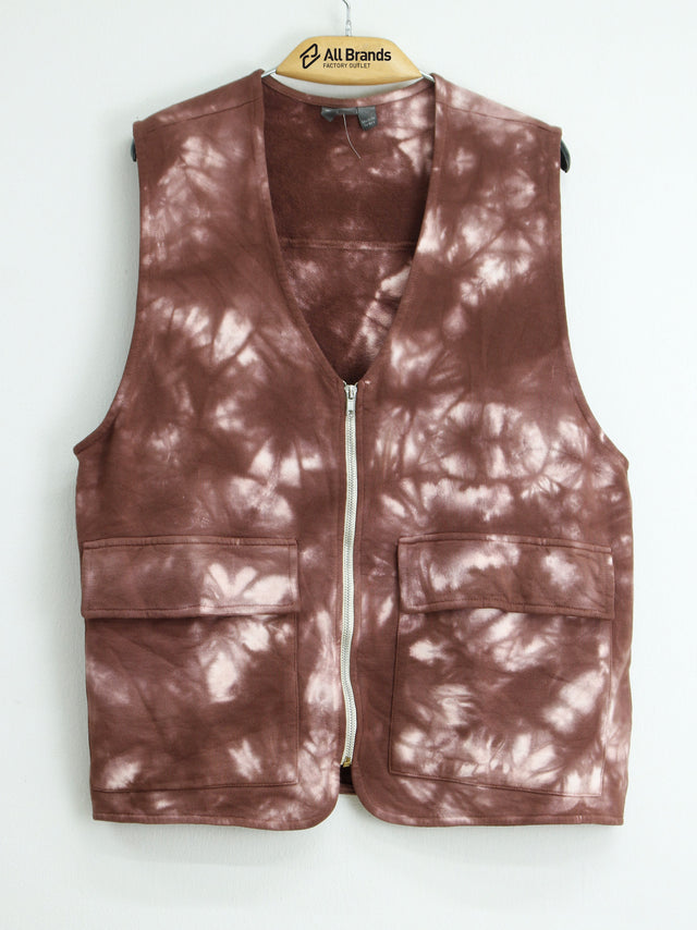 Image for Women's Tie Dye Vest,Burgundy