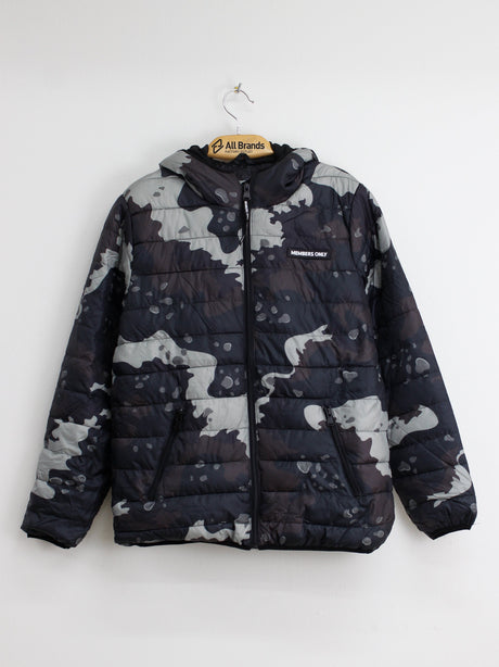Image for Men's Camo Printed Puffer Jacket,Multi