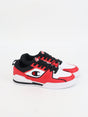 Image for Men's Brand Logo Embroidered Sneakers,Red