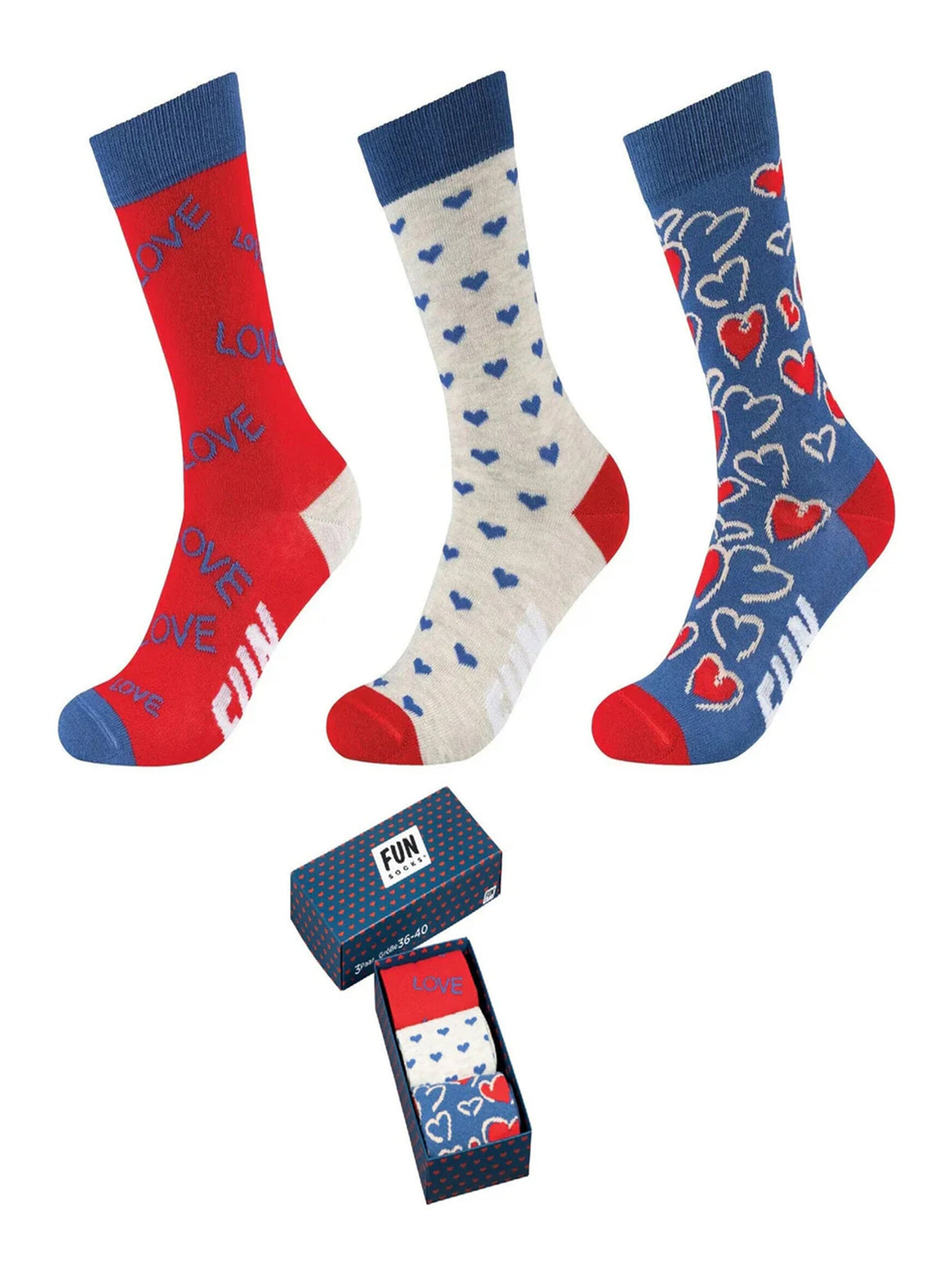 Image for Men's 3 Pairs Graphic Printed Socks,Multi