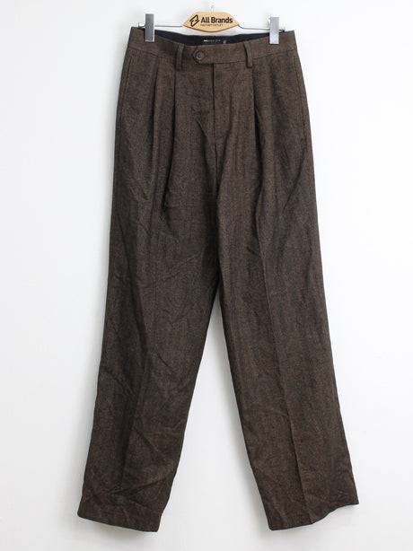 Image for Men's Textured Casual Pants,Brown