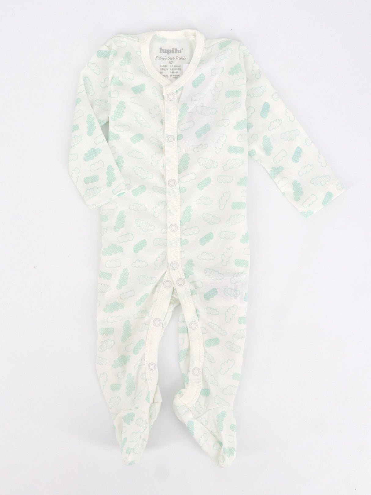 Image for Kids Boy's Striped Jumpsuit,White