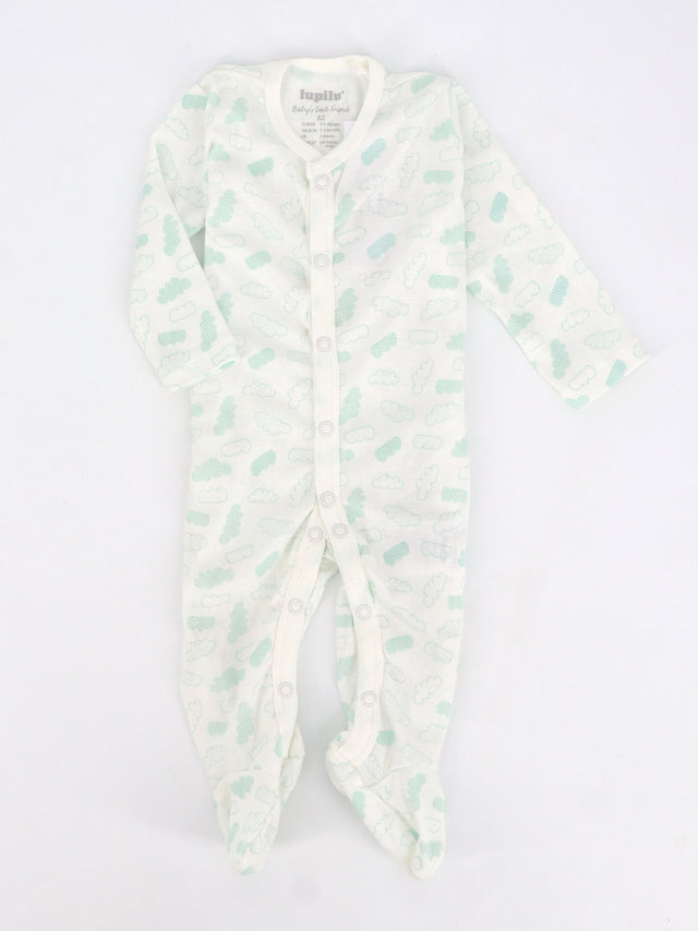 Image for Kids Boy's Striped Jumpsuit,White