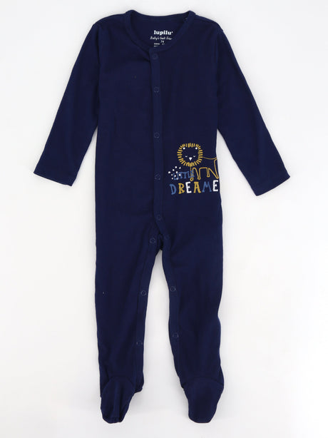 Image for Kids Boy's Graphic Printed Jumpsuit,Navy