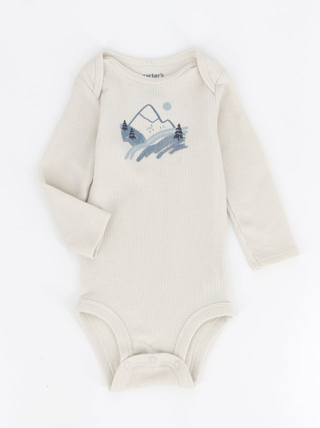 Image for Kids Boy's Graphic Printed Bodysuit,Off White