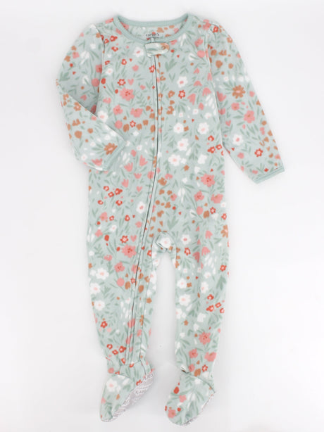 Image for Kids Girl's Floral Printed Jumpsuit,Mint