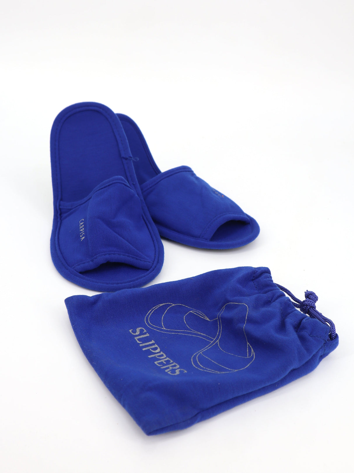 Image for Men's Brand Logo Printed Slippers,Blue