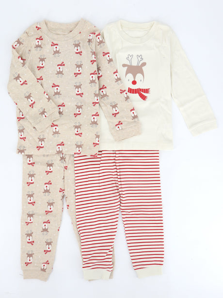 Image for Kids Boy's 2 Pcs Graphic Printed Top & Bottom Pajamas Set,Multi