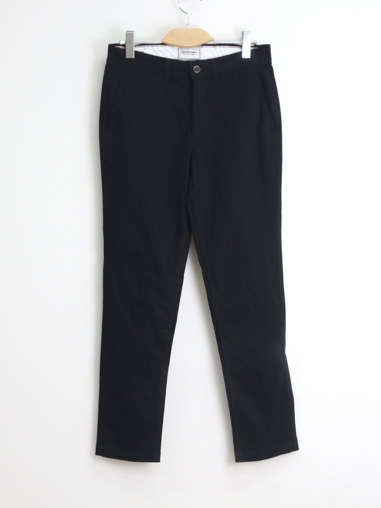 Image for Men's Plain Chino Pants,Black