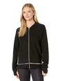 Image for Women's Colorblocked Jacket,Black/Grey