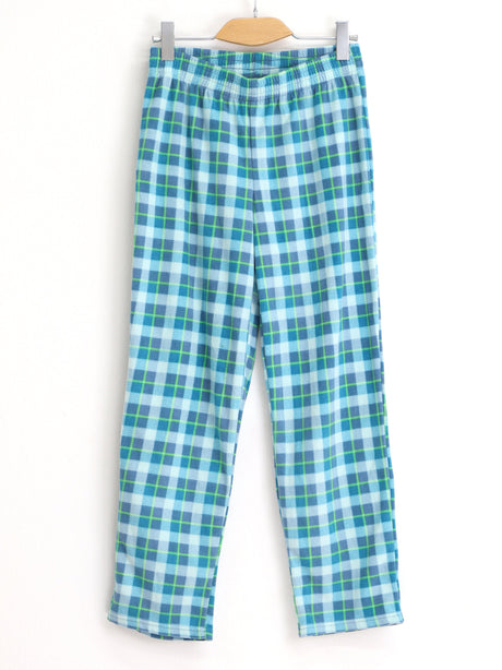 Image for Kids Girl's Plaid Sleepwear Pants,Blue