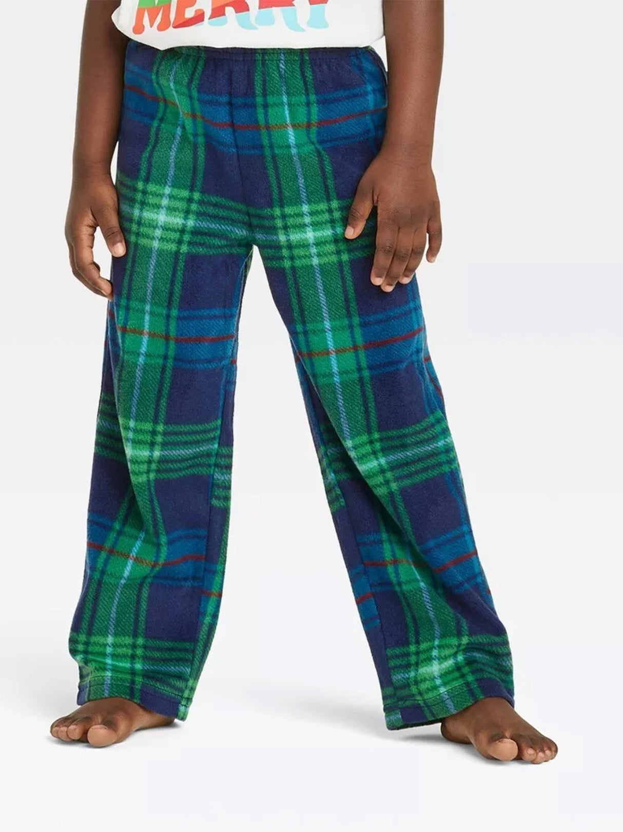 Image for Kids Boy's Plaid Sleepwear Pants,Navy