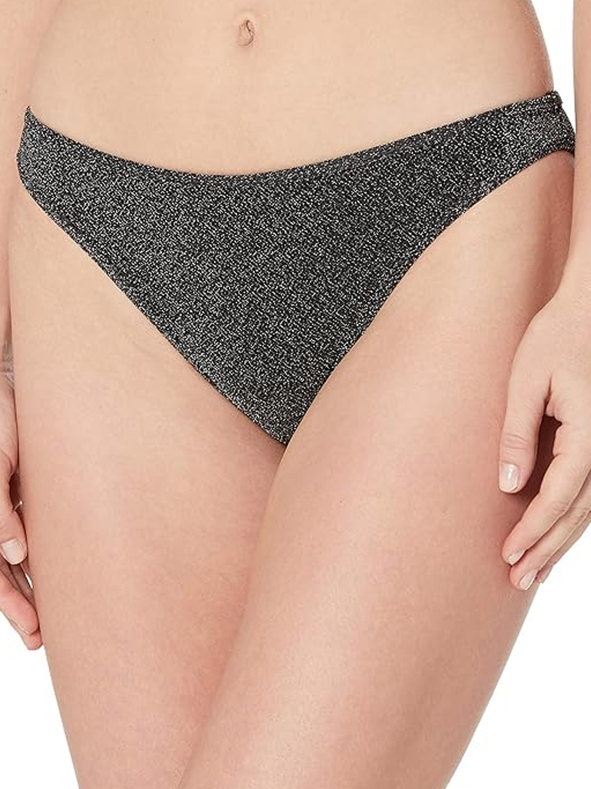 Women's Brilliant Bikini Bottom,Silver