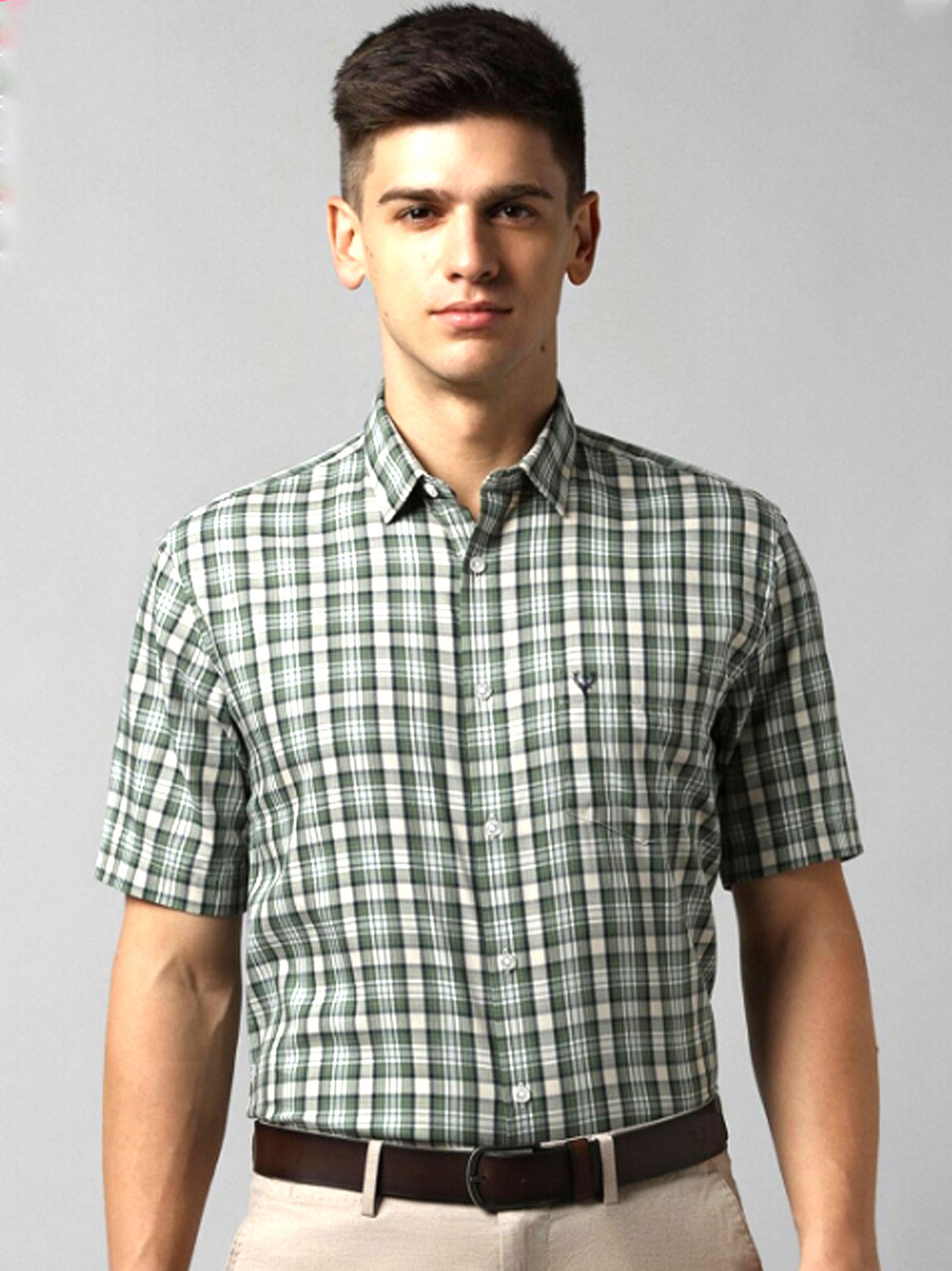 Men's Plaid Dress Shirt,Multi