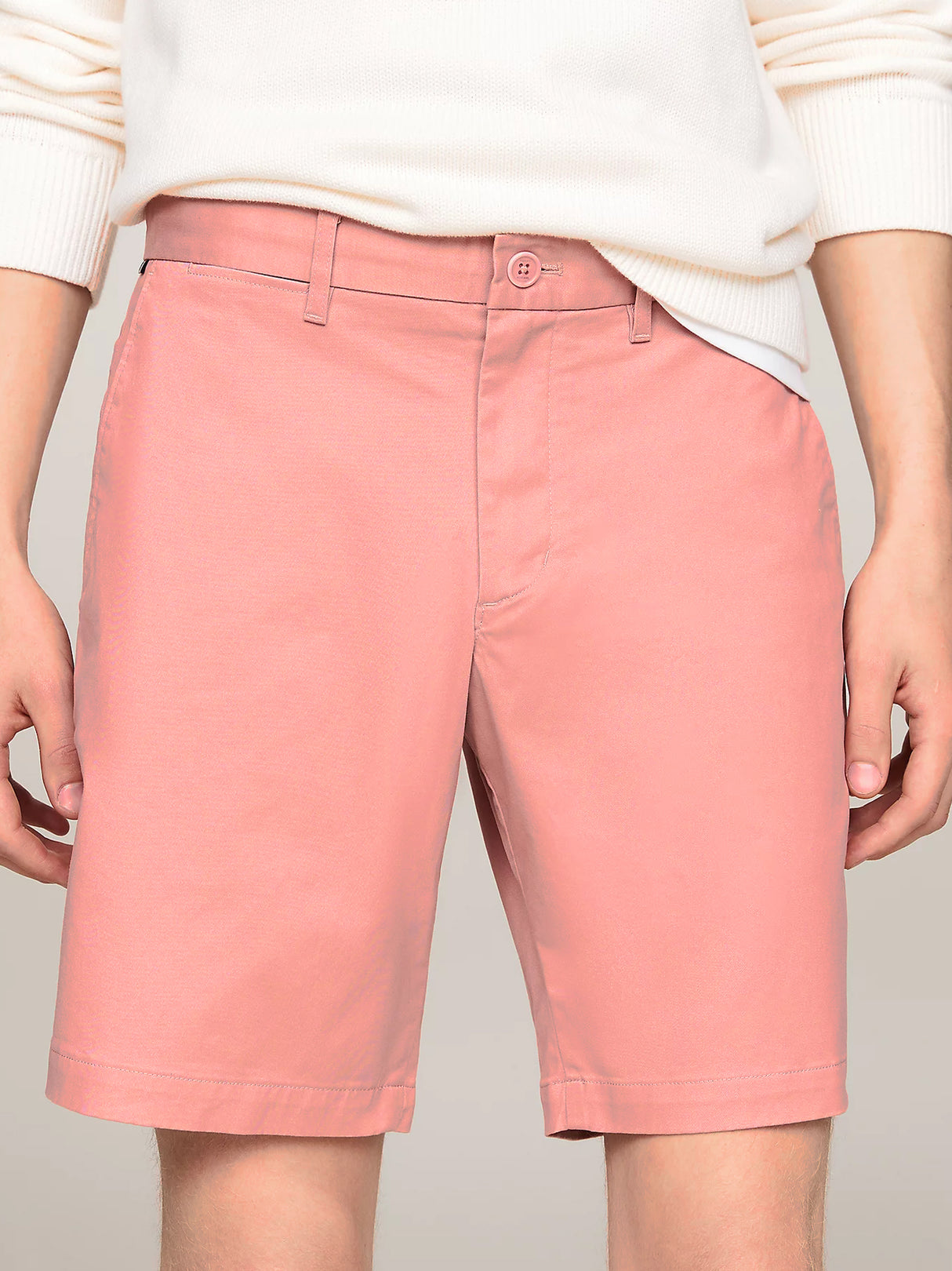 Men's Plain Solid Short,Peach