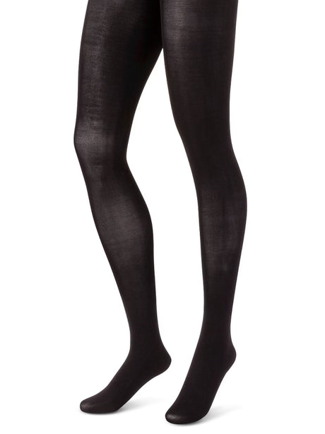 Image for Women's Plain Opaque Tights,Black