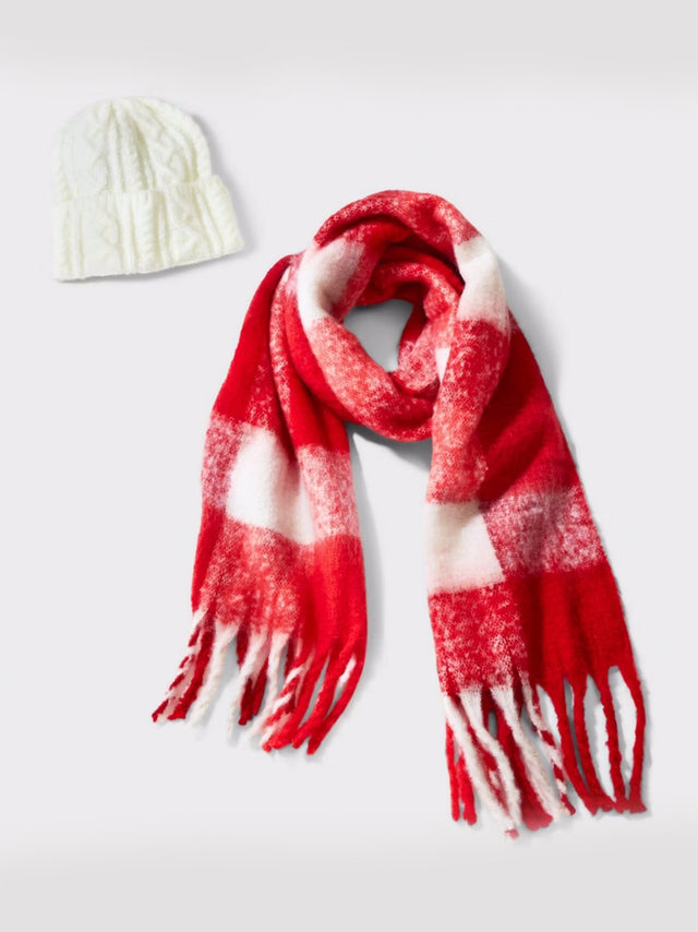 Image for 2 Pcs Scarf & Beanie Set